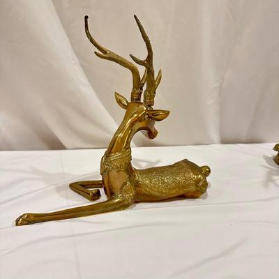 Pair of Brass Reindeer (SR-KL)