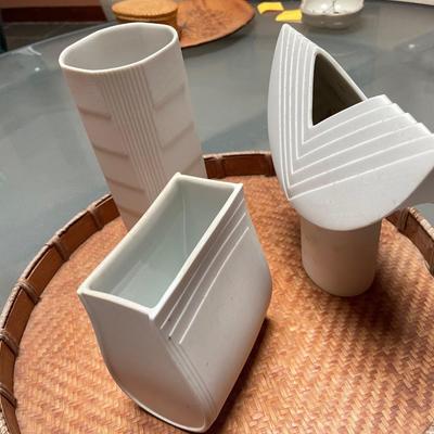 3 Interesting Sculptural Pieces from ROSENTHAL
