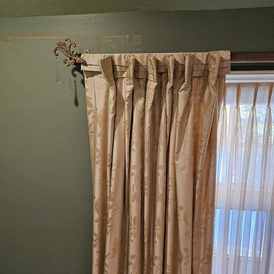 Window Accent Shears, Side Panels + Rods. (DR-JS)