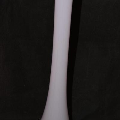 Mid Century Modern Art Glass Lavender Vase, Spain 24.5"