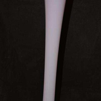 Mid Century Modern Art Glass Lavender Vase, Spain 24.5"