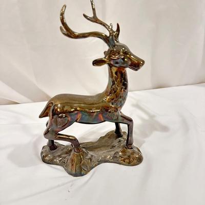 Standing Brass Deer (SR-KL)