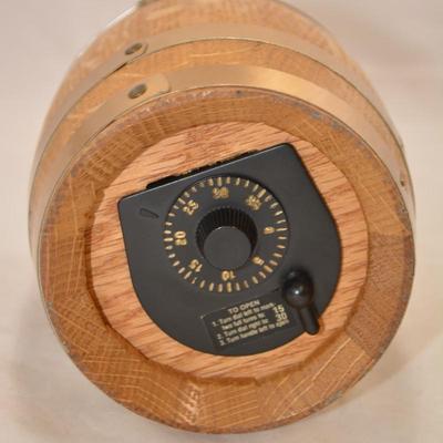 Vintage "Massanutten Bank & Trust, N.A." Barrel Coin Bank
