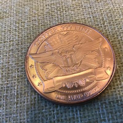 Walking Liberty .999 Copper Collectable Coin
