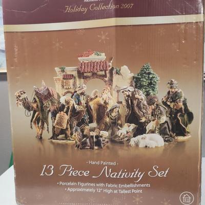 13 piece  nativity set
