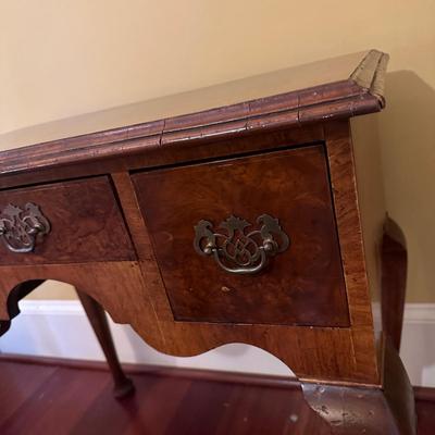 Inlaid Three Drawer Table by British Antique Exporters (SR-KL)