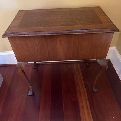 Inlaid Three Drawer Table by British Antique Exporters (SR-KL)