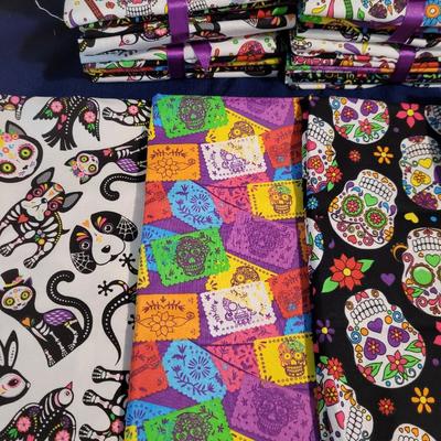 10 Fat Quarters Sugar Skulls Bundles