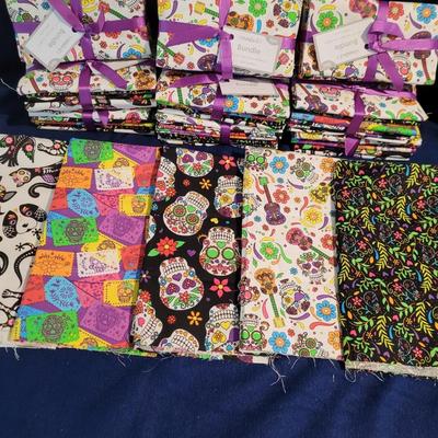 10 Fat Quarters Sugar Skulls Bundles