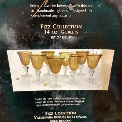 2 boxes of Fizz Collection Goblets