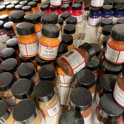Shelf 16 Inventory Angelus Acrylic Leather Paint Approximately 1,200 One Ounce Bottles