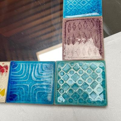 Mirror with Ceramic Art Tiles