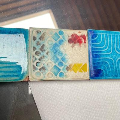 Mirror with Ceramic Art Tiles