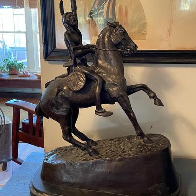 Large Remington Bronze "Scalp"
