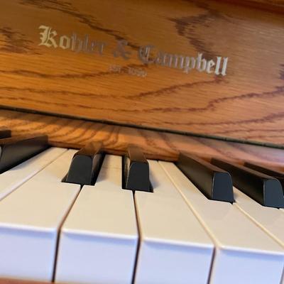 Oak Upright Kohler & Campbell Piano