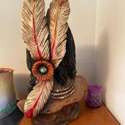 Vaughn Kendrick Art Sculpture Indian Bust