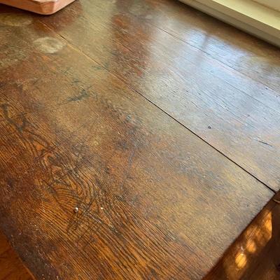 Vintage Slab Window Table 70"