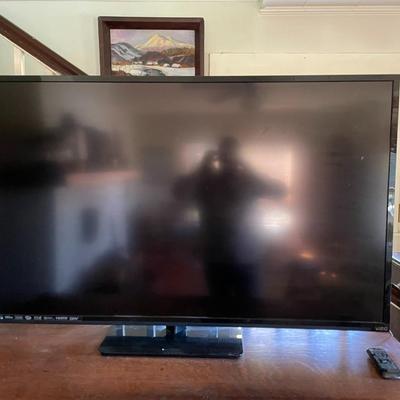 60" Visio Television with Sound Bar