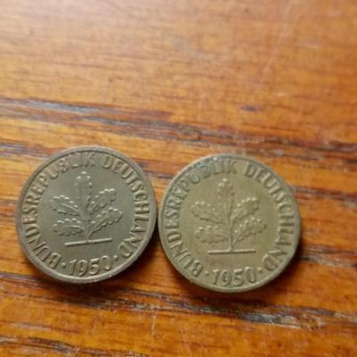 LOT 163 TWO OLD GERMAN COINS