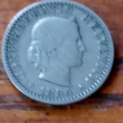 LOT 164 1884 FOREIGN COIN