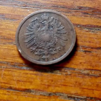 LOT 166 OLD 1875 GERMAN COIN