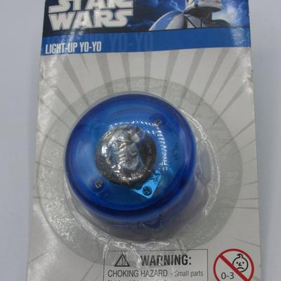 Star Wars Anakin Skywalker Clone Wars Blue Light Up YO-YO, new in package