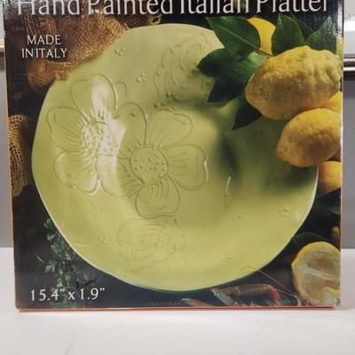 Hand painted Italian platter