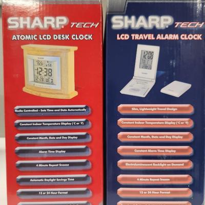 Sharp tech alarm clocks
