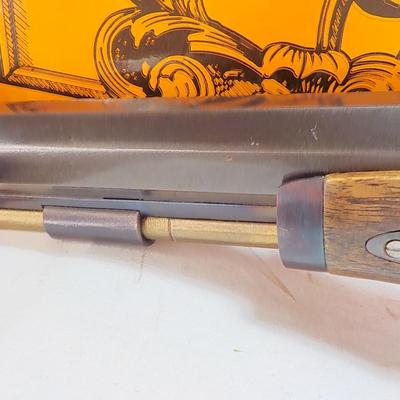 Lymans Plains precussion black powder 50cal. pistol. ( NEW). . est. $110 to $300.