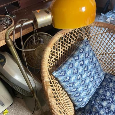 2 Rattan Chairs w cushions
