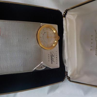 Matsushita (Panosonic)  t-92 Porta Alarm (seiko) radio & Clock..est $100 to $300.