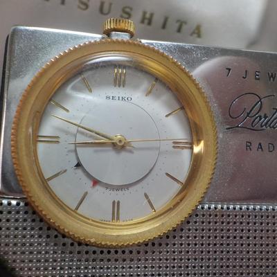 Matsushita (Panosonic)  t-92 Porta Alarm (seiko) radio & Clock..est $100 to $300.