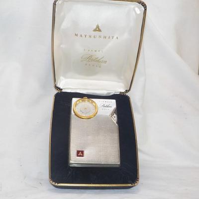 Matsushita (Panosonic)  t-92 Porta Alarm (seiko) radio & Clock..est $100 to $300.
