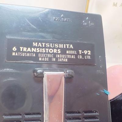 Matsushita (Panosonic)  t-92 Porta Alarm (seiko) radio & Clock..est $100 to $300.