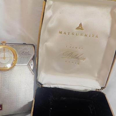 Matsushita (Panosonic)  t-92 Porta Alarm (seiko) radio & Clock..est $100 to $300.