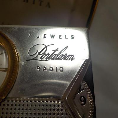 Matsushita (Panosonic)  t-92 Porta Alarm (seiko) radio & Clock..est $100 to $300.