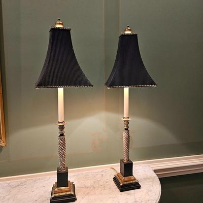Pair of Tall Table Lamps  (DR-JS)