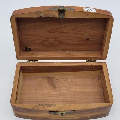 Antique "Mother" Wooden Box