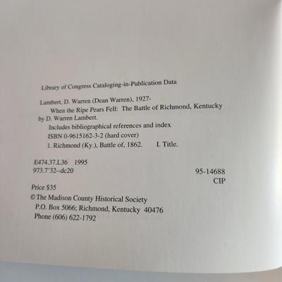 When the Ripe Pears Fell by Warren Lambert - with Signed Letter