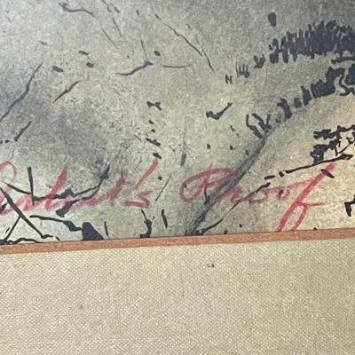 This is a large piece signed Wang. Itâ€™s an artist proof.