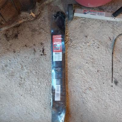 NEW LAWNMOWER BLADE-PITCH FORKS, PICK AXE-MAGNETIC FLOOR SWEEPER AND MORE