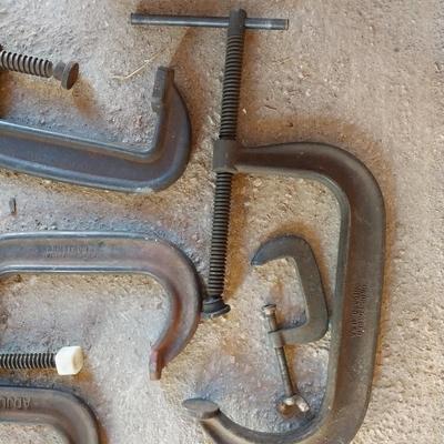 VARIETY OF CLAMPS  (6)
