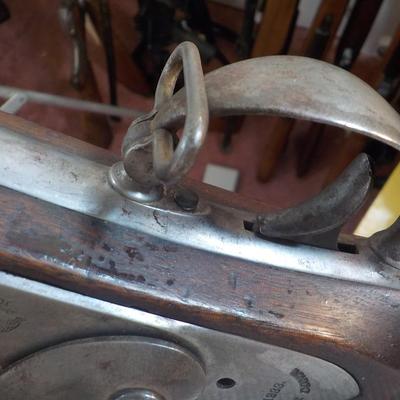 Real 1833 Hall Musketoon rifle Middletown Ct, .58 cal., smooth bore.est $400 to $800.