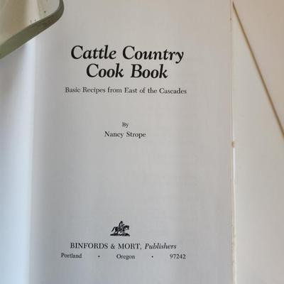 Cattle Country Cook Book by Nancy Strope - Autographed