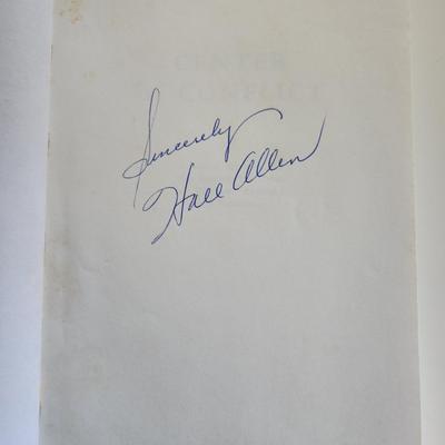 Center of Conflict by Hall Allen - Autographed