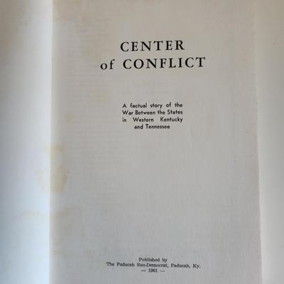 Center of Conflict by Hall Allen - Autographed
