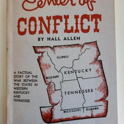 Center of Conflict by Hall Allen - Autographed