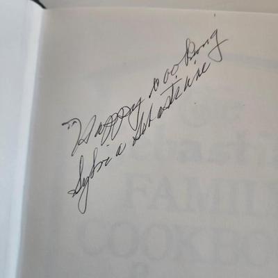Mangiamo Let's Eat Cook Book by Sylvia Sebastiani - Autographed.