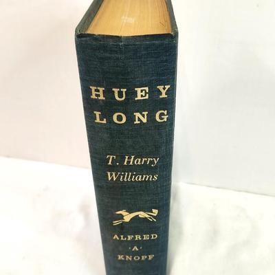 Lot #54  Huey Long by T. Harry Williams - 1st edition/1st Printing - autographed by Author