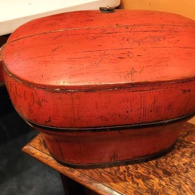 Lot #55  19th Century Hand Made Chinese Wedding Basket